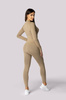 Legginsy termoaktywne ALPHA, damskie - Sand