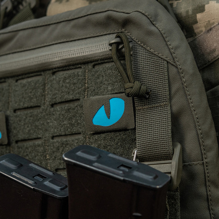 Naszywka Tiger Eyes Laser Cut (para)  - Ranger Green/Blue