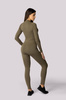 Legginsy termoaktywne ALPHA, damskie - Forest Green