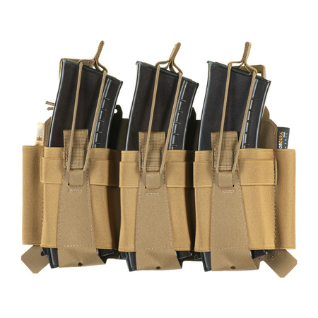 Przeedni Panel na Kamizelkę Taktyczną Cuirass QRS na 3 Magazynki  - Coyote