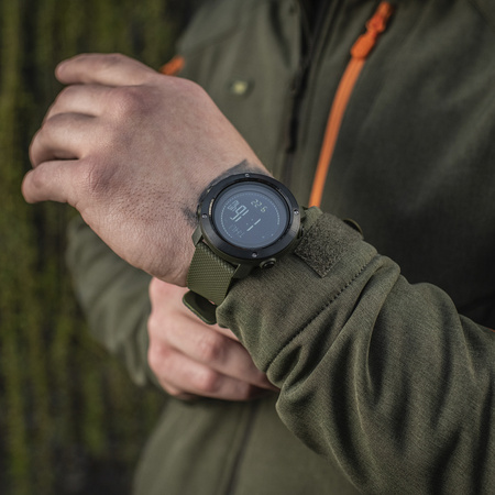 Zegarek Wielofunkcyjny Taktyczny z Kompasem, Termometrem, Krokomierzem  - Olive