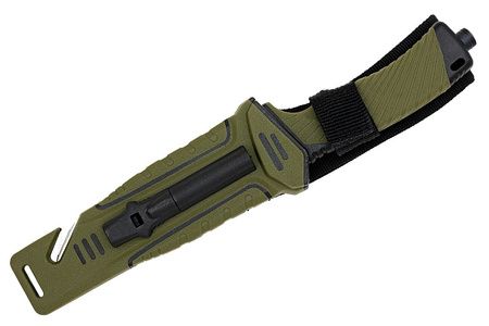 Nóż Taktyczny BSH ADVENTURE N-327A + Krzesiwo i Osełka