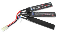 ASG - Bateria AEG - LiPo - 11,1V - 1300 mAh - 25C - [1+1+1] - 17207