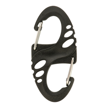 M-Tac Dwustronny Karabińczyk Typu S-Hook Plastikowy  - Black