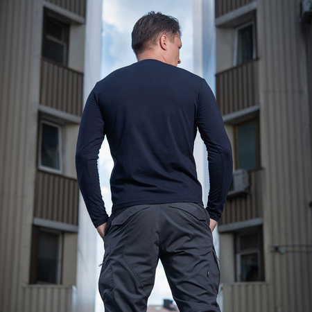 Koszulka z Długim Rękawem 93/7  - Dark Navy Blue