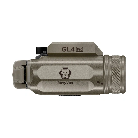 RovyVon GL4 Pro 4-in-1 (Latarka + Laser Zielony + IR), Desert Tan, QD