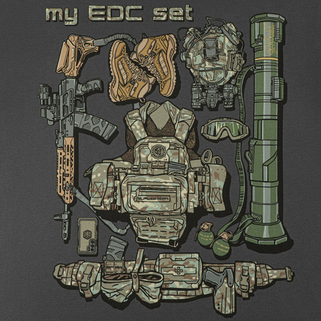 Koszulka My EDC  - Dark Grey