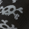 Lekkie letnie Skarpetki Pirate Skull  - Black