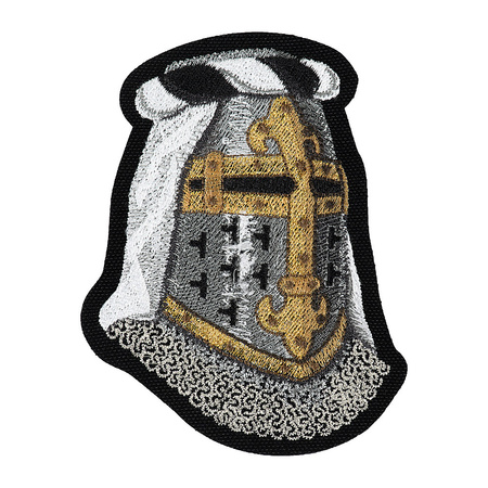 Naszywka Topfhelm (Haftowanie)  - Black