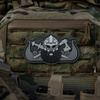 Naszywka Vikings Drakkar  - Black/Grey
