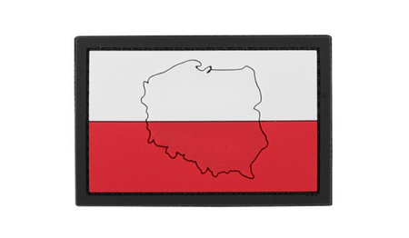 101 Inc. - Naszywka 3D - Flaga Polska z konturem