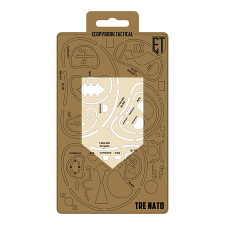 Echelons – Ecopybook - Linijka Taktyczna, Wojskowa  - Color