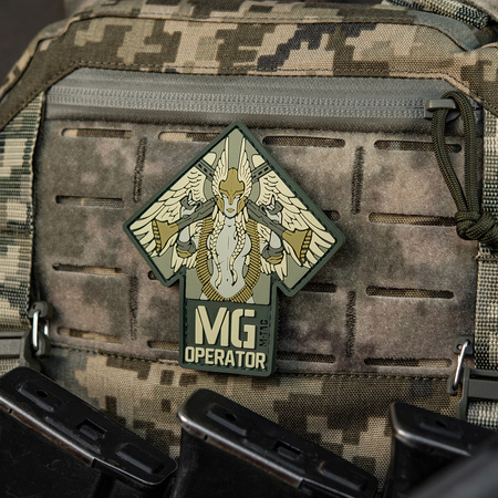 Naszywka MG Operator PVC  - Olive
