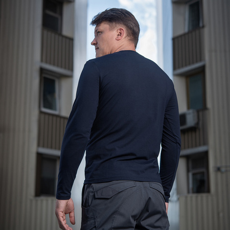 Koszulka z Długim Rękawem 93/7  - Dark Navy Blue