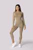 Legginsy termoaktywne ALPHA, damskie - Sand