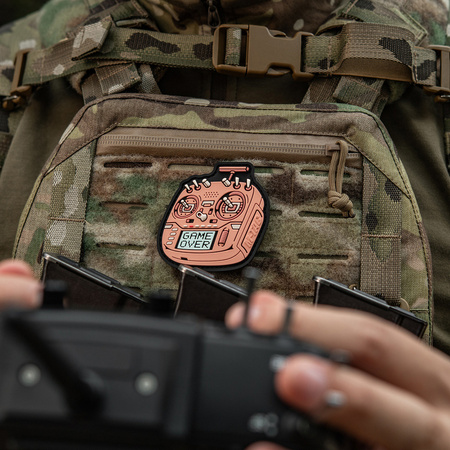 Naszywka Pilot FPV PVC  - Pink