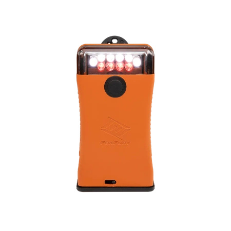 FoxFury Scout Clip Light with White and Red LEDs - FF ORANGE