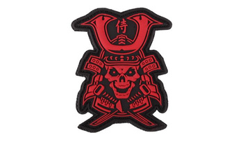 101 Inc. - Naszywka 3D - Samurai Skull - Czerwony