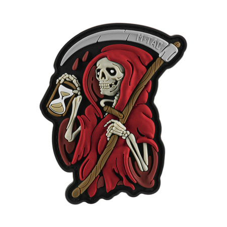 Naszywka Time PCV  - Black/Red