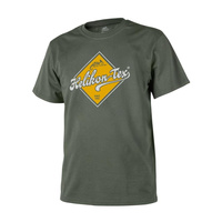 Helikon - Koszulka T-Shirt Helikon-Tex Road Sign - Olive Green - TS-HRS-CO-02