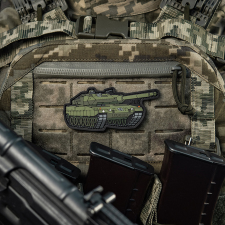 Naszywka Leopard 2 PVC  - Olive