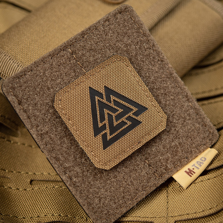 Naszywka Valknut Laser Cut  - Coyote/Black
