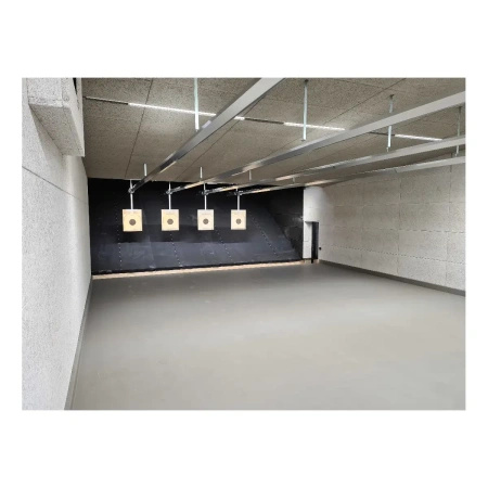 System Transportu Celu dla strzelnicy bojowej, model z górną szyną prowadzącą