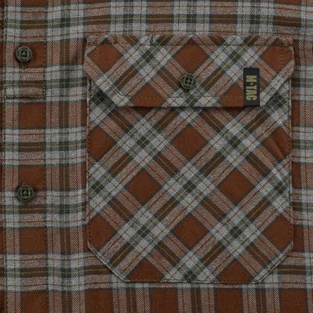 Koszula Lumberjack Cotton Shirt  - Brown/Grey