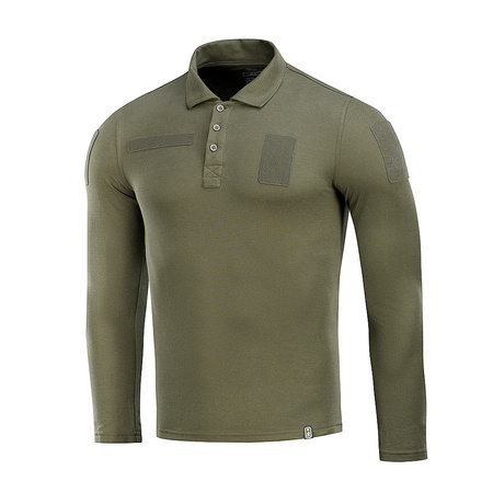 M-Tac Koszula Taktyczna Polo z długim rękawem 65/35  - Army Olive