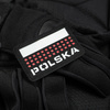 Naszywka Polska (z flagą) 50x80 Laser Cut  - Black/White/Red