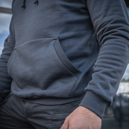 Bluza Hoodie Cotton Raglan  - Dark Navy Blue