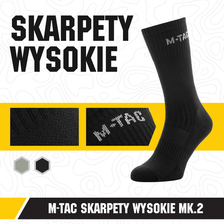 Skarpety wysokie Mk.2  - Black