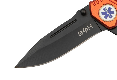 Nóż Ratowniczy BSH ADVENTURE N-380 Sprężynowy