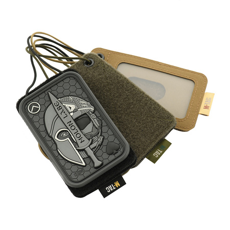 M-Tac pokrowiec na identyfikator z przezroczystym panelem  - Ranger Green