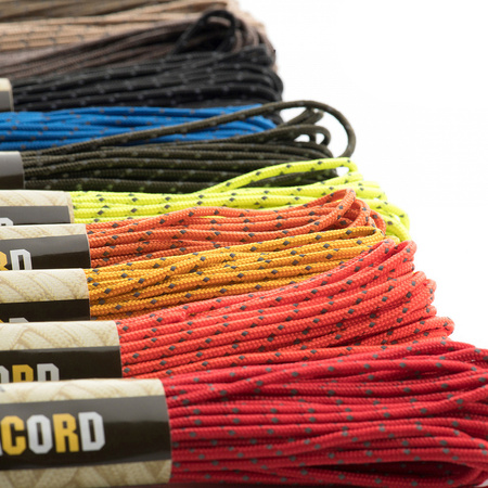 M-Tac paracord Minicord Reflective 15m  - Reflective Safety Orange