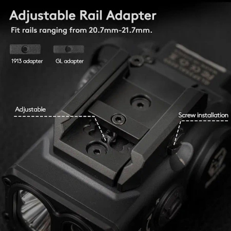 RovyVon GL5 Pro 4-in-1 Compact (Pistoletowa), Black, Śruba