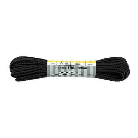 Paracord Shock-Cord 3 mm Dragon Skin  - Black