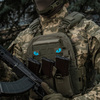 Naszywka Tiger Eyes Laser Cut (para)  - Ranger Green/Blue