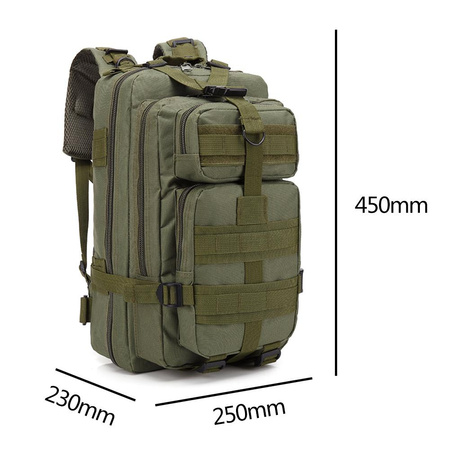 Plecak Wojskowy BSH ADVENTURE PL-003B Army Green