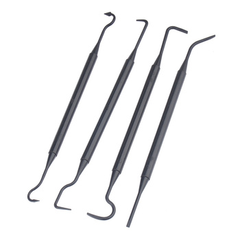 GunPany - Zestaw skrobaków do czyszczenia broni - Czarny - GPCK-4P