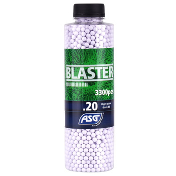 Blaster - Kulki ASG - 0,20 g - 3300 szt. - Biały - 19402