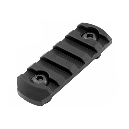 MFT - Szyna Picatinny Tekko z montażem M-LOK - 2 3/8'' - 5 slotów - Czarna - TMMLR5