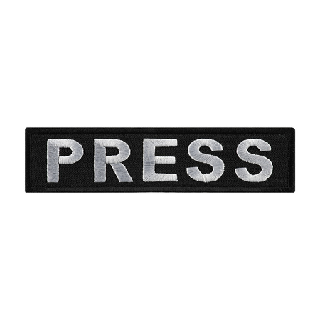 Naszywka Press type 2  - Black