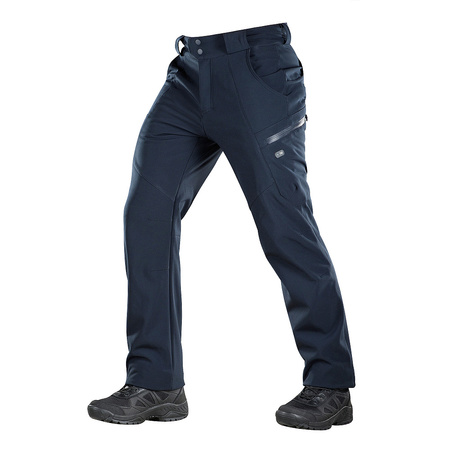 M-Tac spodnie Soft Shell Winter  - Dark Navy Blue