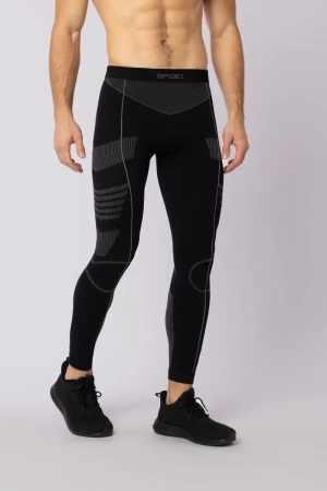 Legginsy termoaktywne THERMO-EVO, męskie - Black / Grey