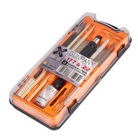 GunPany - Zestaw do czyszczenia wiatrówek 4,5/5,5 mm - 19 elementów - Pomarańczowy - SCCK-10