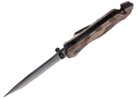 Nóż Ratowniczy BSH ADVENTURE N-386C Sprężynowy
