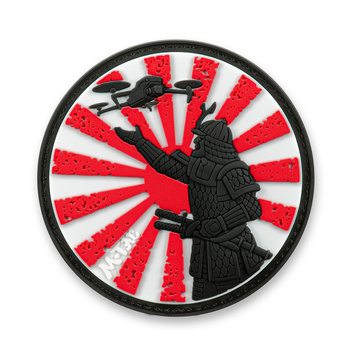 Naszywka Droga Samuraja PVC - Red/Black