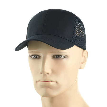 Mesh Flex Ripstop Baseball Cap  - Dark Navy Blue