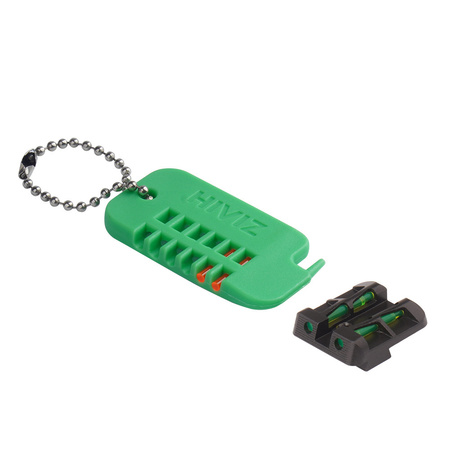 HIVIZ - Szczerbinka światłowodowa do Glocka - Dwa kolory pręcików - GLLW15/-RDGR